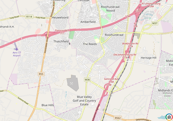 Map location of Arundo Estate